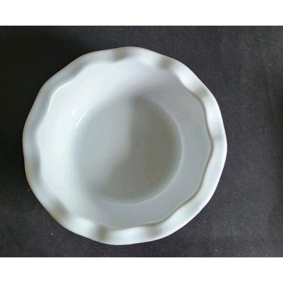 Emile Henry Stoneware Individual Tart Baker, Blue Body 14 Cm Modèle Déposé - Picture 2 of 4